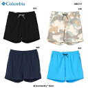 コロンビア AM0757 メンズサマードライショーツ Columbia M Summerdry™ Short メンズ ショートパンツ 水陸両用パンツ010 ブラック Black 350 ナイアガラ モッド カモ Niagara Mod Camo 464 ネイビーCollegiate Navy 491 コンパスブルー Compass Blue