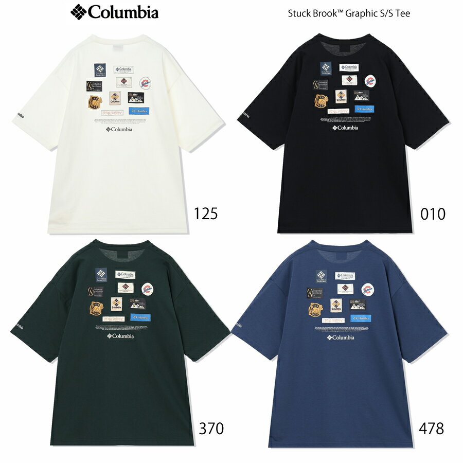 Rakuten - コロンビア PG7093 スタックブルックグラフィックショートスリーブ Tシャツ Columbia Stuck Brook™ Graphic S/S Tee 010 125 370 478 メンズ Columbiaのアーカイブラベルを使用したヒストリカルなグラフィックデザイン 暑さ対応商品