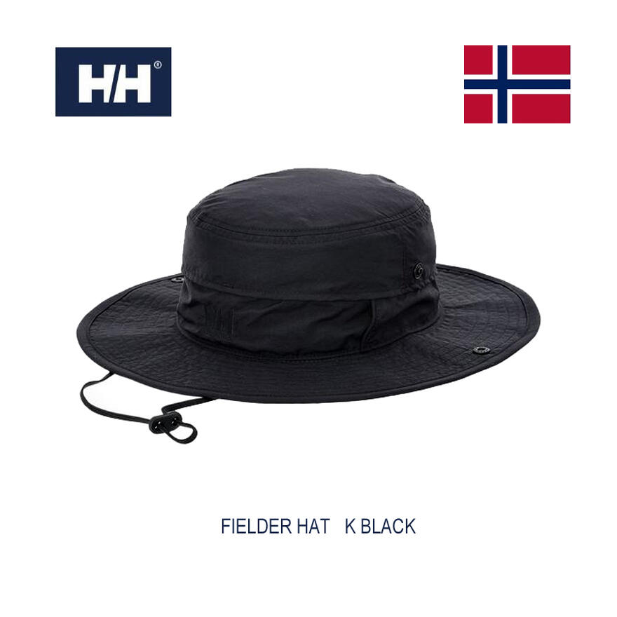 Rakuten - ヘリーハンセン HC92644 フィールダーハット HELLY HANSEN Fielder Hat アウトドア キャンプ バーベキュー トレッキング 撥水加工 K Black
