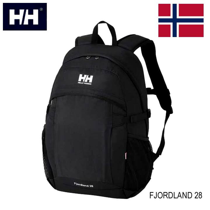 Rakuten - レインカバー付き ヘリーハンセン HY92323 BLACK フィヨルドランド28 リュックサック　リュック　鞄　バッグ　アウトドア HELLY HANSEN Fjordland 28 (K)ブラック 28L