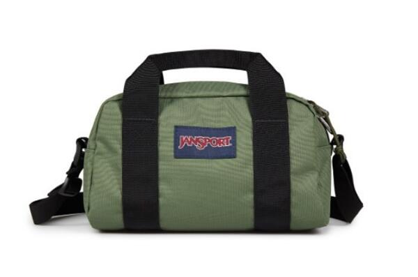 ポイント5倍+ 新生活応援5%offクーポン！　　JanSport WEEKENDER MINI DUFFEL 5L JS0A85VGKM1 ジャンスポーツ ウィークエンダーミニダッフル ショルダーバッグ 手軽に持ち運べる実用的なサイズ通勤 通学 CARGO GREEN カーゴグリーン