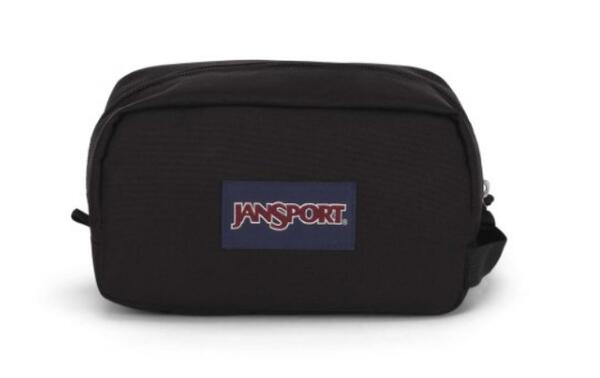 Pouch - ポイント5倍+ 新生活応援5%offクーポン！　　JanSport DOPP KIT 6L JS0A83LM008 ジャンスポーツ ドップキット 6リットル大容量サイズのパッド入りポーチコスメポーチ トラベルポーチ ペンケースアクセサリー 学校 オフィス BLACK ブラック