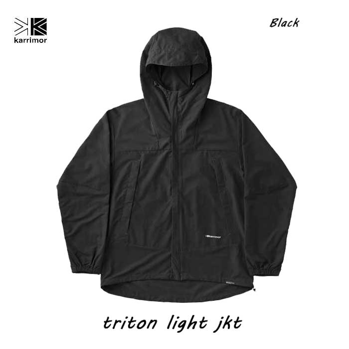 カリマー 101379 9000 トライトン ライト ジャケット ブラック Karrimor triton light jkt Black