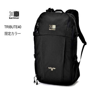 Karrimor tribute 40 限定モデル　501151-900L Special Edition Black / Gold レインカバー付き　 大型デイパック ビジネスからトラベルまで カリマー トリビュート 40 スペシャルエディション　別注カラー 黒 / 金