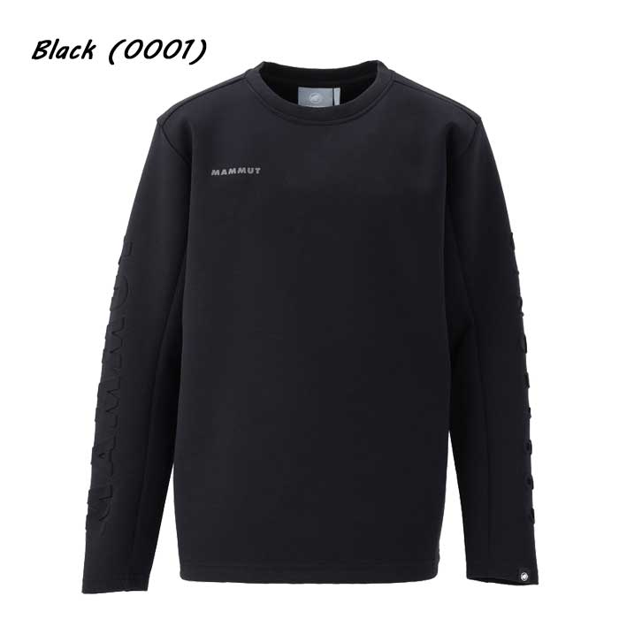 マムート 1014 04970 ダイノ 2.0 ML クルー ネック AF MAMMUT Dyno 2.0 ML Crew Neck AF black (0001) platinum melange (00712) （アスレティックフィット） 2