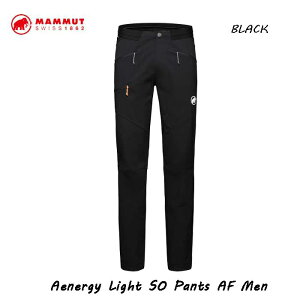 マムート 1022-02150-0001 エナジー ライト SO パンツ AF メンズ ブラック Mammut Aenergy Light SO Pants AF Men black