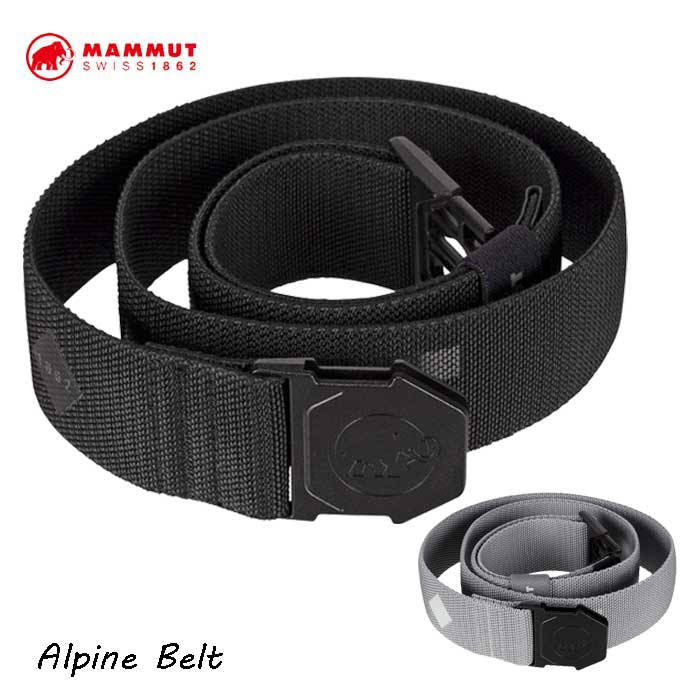 マムート 1192 00080 アルパイン ベルト MAMMUT Alpine Belt black(0001) granit(0818)