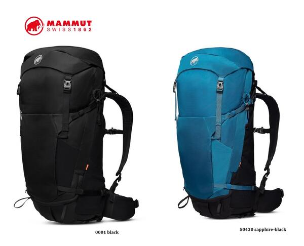 マムート 2530 03562 リチウム 40 MAMMUT Lithium 40 優れた荷重伝達により肩への負担が少なく動きやすい、収納力抜群のパートナー