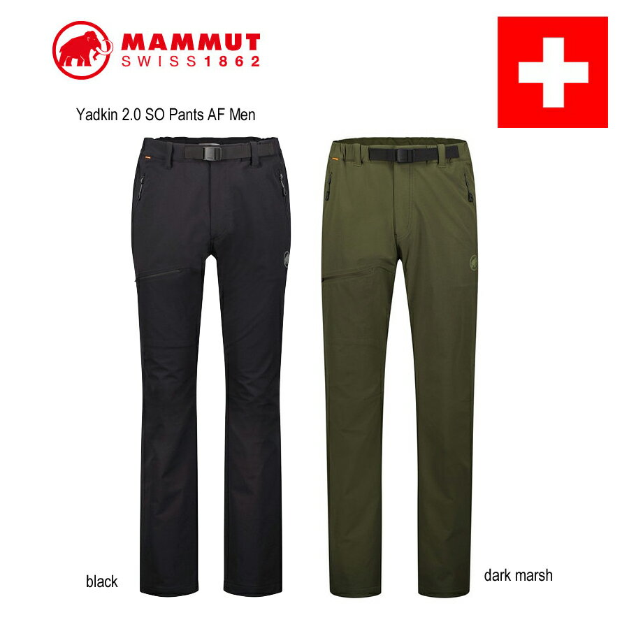 マムート 1021-01230 0001 ヤドキン 2.0 SO パンツ AF メンズ ブラック Mammut Yadkin 2.0 SO Pants AF Men black