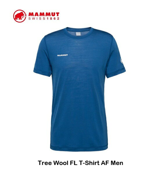 マムート 1017 06680 ツリー ウール ファーストレイヤー Tシャツ アジアンフィット MAMMUT Tree Wool FL T-Shirt AF Men tschiel 50665