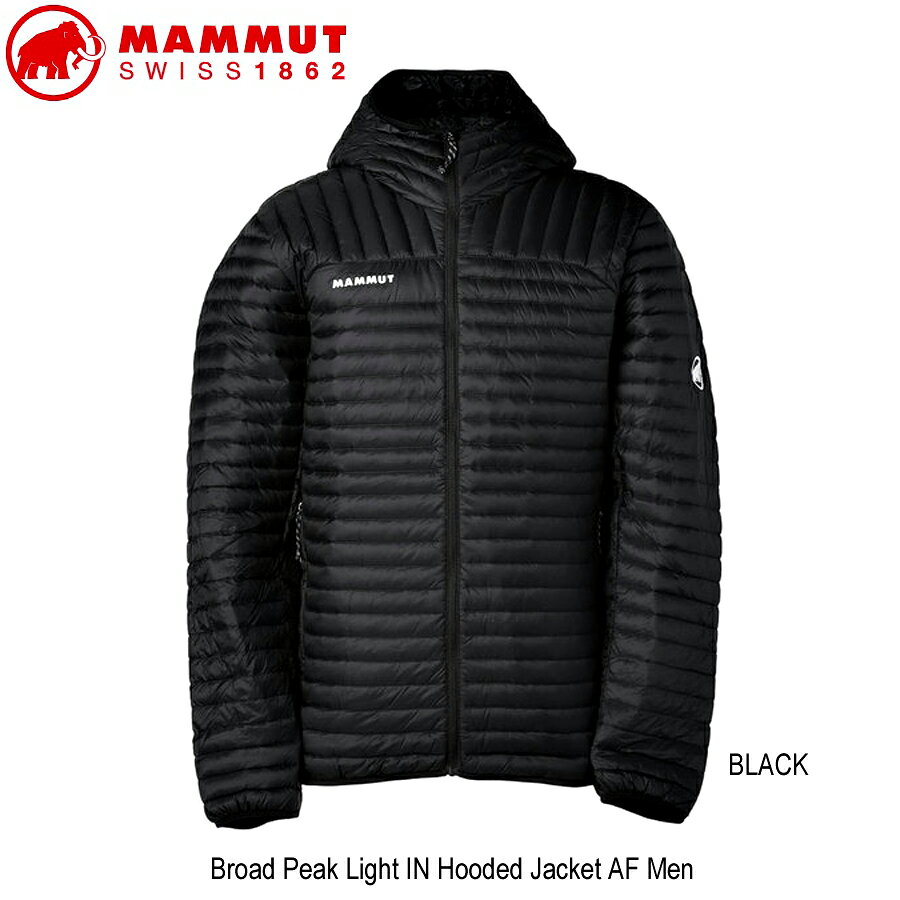 MAMMUT ブロード ピーク ライト インサレーション フーデッド ジャケット アジアンフィット メンズ（rakuten）
