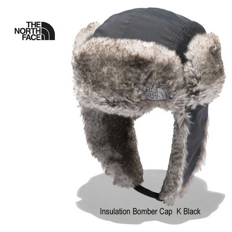 人気のブラックあります！ ザ ノースフェイス NN42238 ブラック(K) インサレーションボンバーキャップ（ユニセックス）ブラック The North Face Insulation Bomber Cap NN42238 ブラック(K)