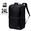 2024年春夏在庫！ ザ ノースフェイス NM82329 K SHUTTLE DAYPACK 24L Black The North Face シャトル デイパック BLACK ブラック 就活バック 高強度の1050デニールリサイクルコーデュラバリスティックナイロンを使用した 24L容量のビジネスデイパックです。