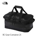 ザ・ノース・フェイス NM82374 K BCギアコンテナ25 The North Face BC Gear Container 25 ブラック(K)