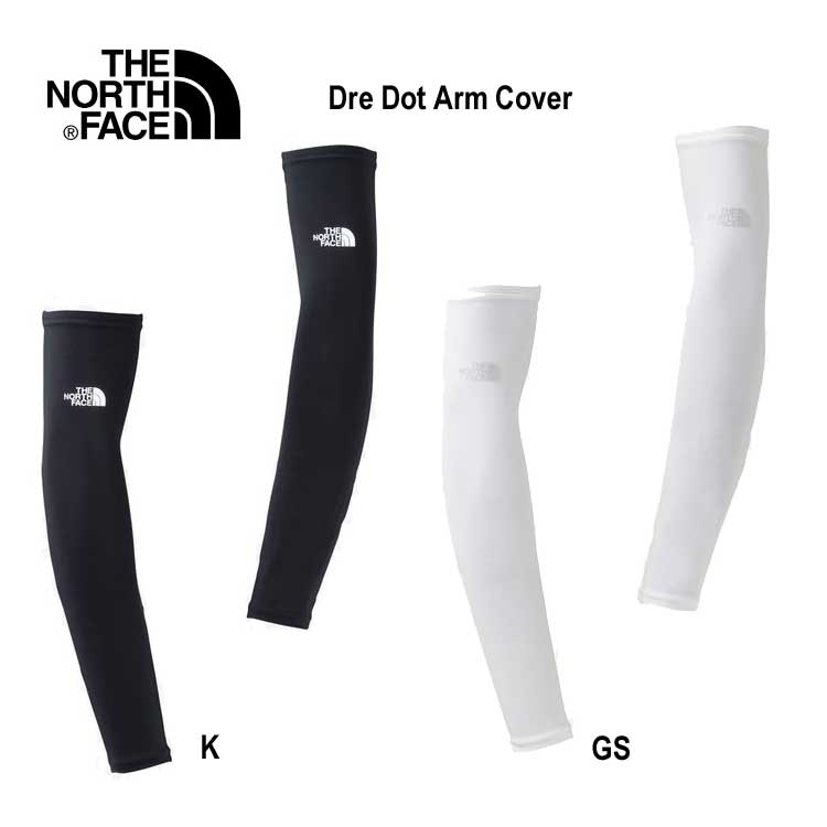 ザ ノースフェイス NN12400 ドライドットアームカバー The North Face Dre Dot Arm Cover ブラック(K) グレイッシュホワイト(GS)