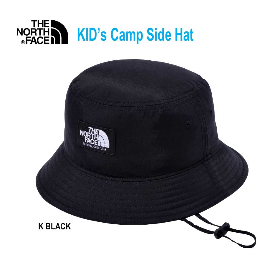 楽天APEX Tokyo-Bayザ ノースフェイス NNJ02314 K キッズ キャンプサイドハット（キッズ） The North Face Kids' Camp Side Hat K Black