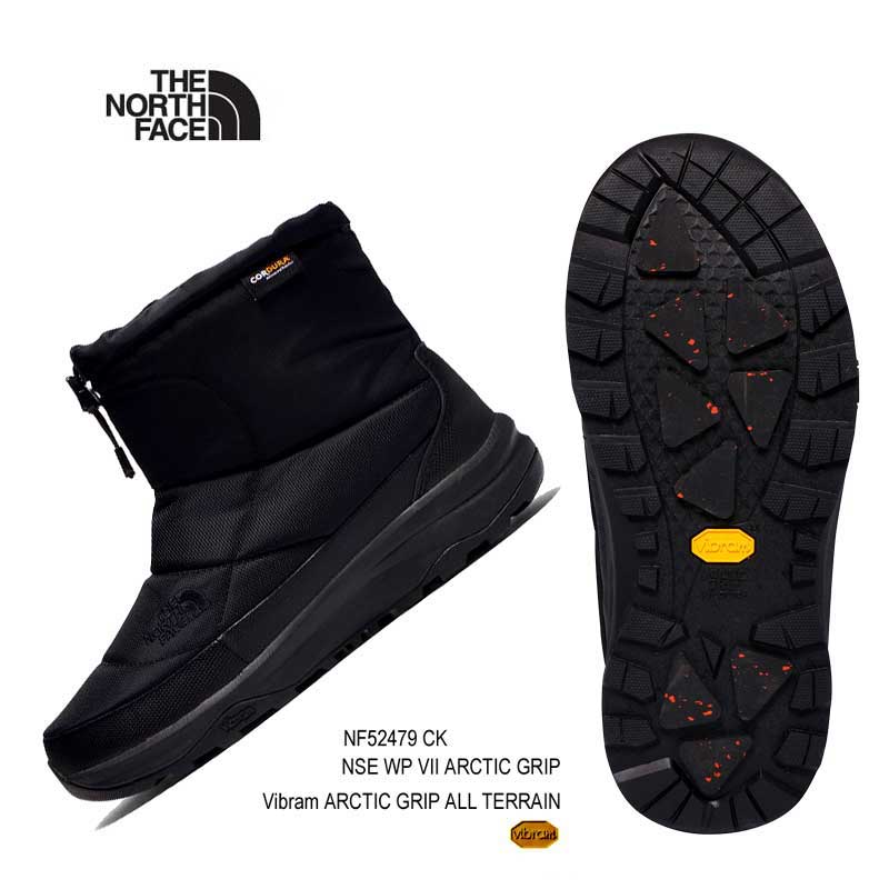 即出荷在庫あり ザ・ノース・フェイス NF52479 CK ヌプシ ブーティ ウォータープルーフ アークティック グリップ　ユニセックス　コーデュラCKThe North Face Nuptse Bootie WP ARCTIC GRIPVibram アークティックグリップ オルテライン採用 防水 雪靴 冬底