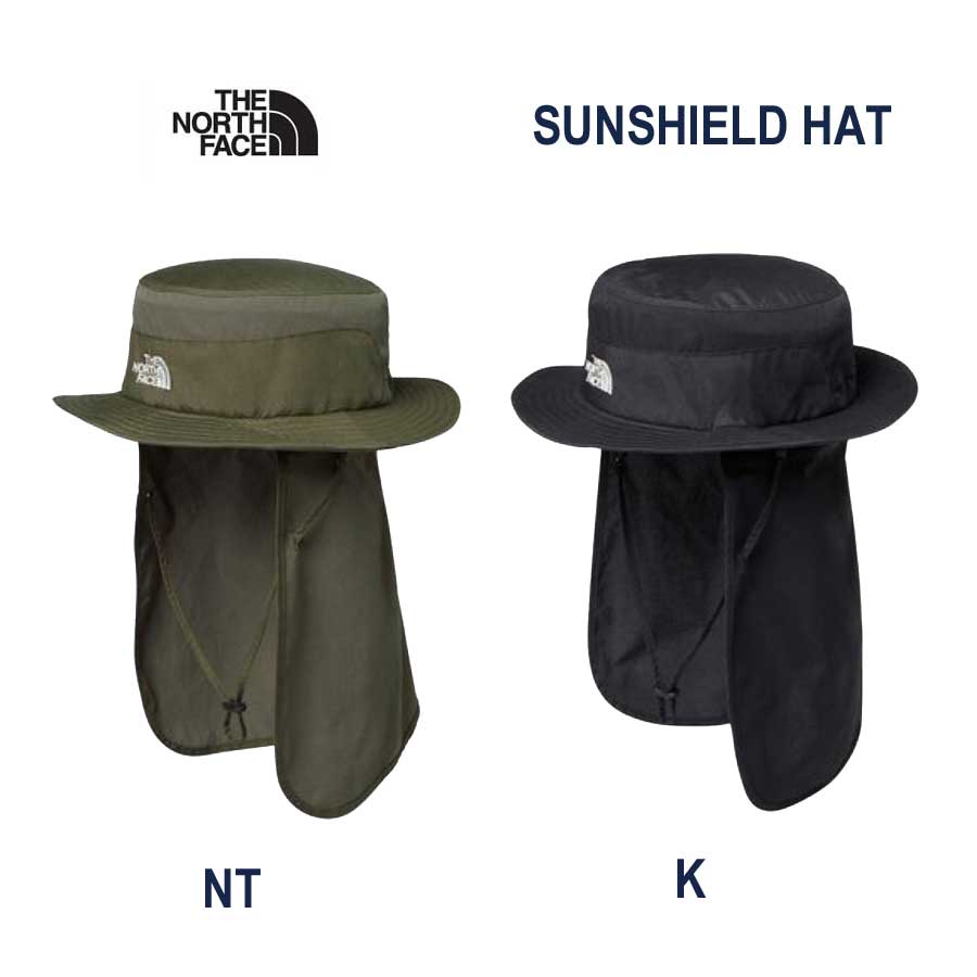 ザ・ノース・フェイス 　NN02504 サンシールドハット（ユニセックス） UVカット 通気性 虫よけ効果加工 帽子 The North Face Sunshield Hat Unisex ブラック(K)　Black