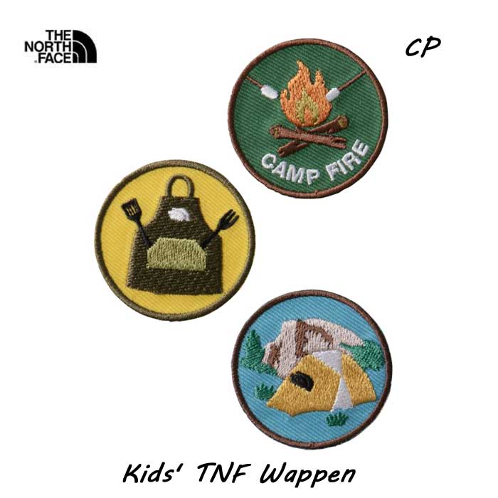 ザ ノースフェイス　NNJ22241 CP TNFワッペン（キッズ） The North Face Kids' TNF Wappen NNJ22241 キャンピング(CP)