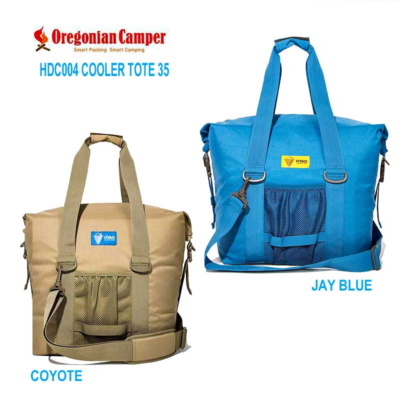 即出荷在庫はこちら！　 オレゴニアン キャンパー HDC 004 HYAD クーラートートバッグ 35 Oregonian Camper COYOTE(コヨーテ) , JAY BLUE(ジェイブルー)