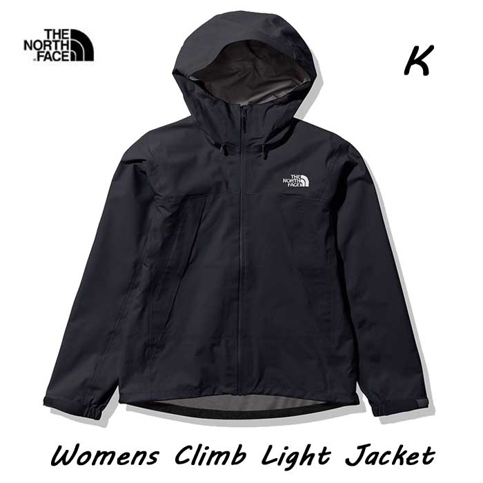 ザ ノースフェイス NPW12003 K Womens クライムライトジャケット（レディース ） BLACK 20D GORE-TEX Micro Grid Backer（3層） The North Face Womens Climb Light Jacket ブラック(K) ゴアテックス