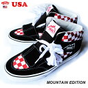 バンズ VN0A3TKG35U あす楽対応 ヴァンズ マウンテンエディション ブラック レッド Vans MOUNTAIN EDITION CHECKERBOARD BLACK RED VANS スニーカー ヴァンズ