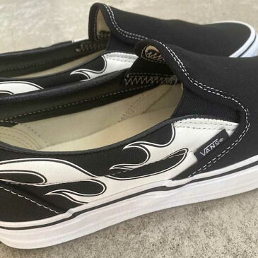 バンズ VN0A33TBK68 オールドスクール フレイム ヴァンズスケート シューズ スニーカー スリッポン VANS OLD SKOOL FLAME Black/White