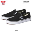 VANS　バンズ VN000EYEBLK クラシック スリッポン スリップ オン ブラック VANS Classic Slip-On Blackヴァンズスケート シューズ スニーカー レディース メンズ ユニセックス USA定番商品