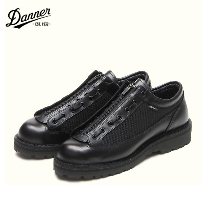 DANNER FIELD LOW R D123200 BLK/BLK ダナーフィールド ロー アール メンズ BLACK ゴアテックス ジップブーツ 防水 アウトドア キャンプ D123200