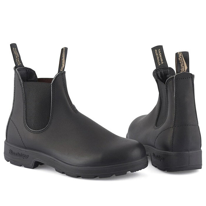 【取り寄せ】ブランドストーン BS510 サイドゴア ブーツ メンズ レディース ユニセックス ボルタンブラック 22.5cm-28.5cm BLUNDSTONE BLACK MENS LADYS レザー 天然皮革