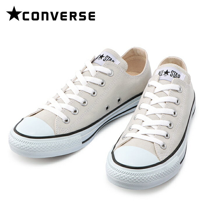 送料無料 コンバース CONVERSE キャンバス オールスター カラーズ OX スニーカー レディース メンズ ライトグレイ 靴 くつ クツ ローカット キャンバス シューズ CANVAS ALL STAR COLORS OX