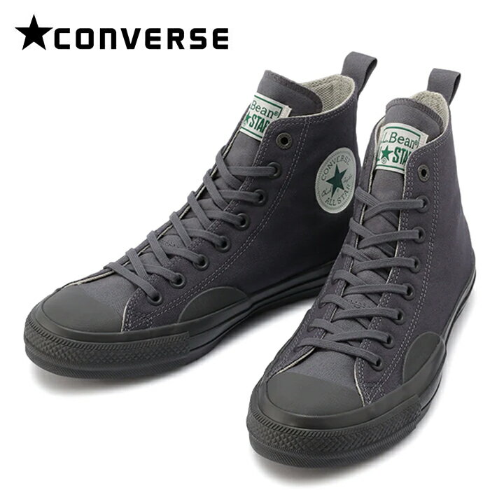 送料無料 コンバース CONVERSE オールスター 100 LLビーン ハイ スニーカー レディース メンズ グレー 靴 くつ クツ ハイカット キャンバス シューズ ALL STAR 100 L.L.Bean HI