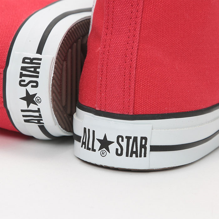 コンバース CONVERSE オールスター HI スニーカー レディース ウィメンズ メンズ キャンバス シューズ 定番 靴 くつ クツ ハイカット 男性 女性 赤 レッド ALL STAR HI RED cons