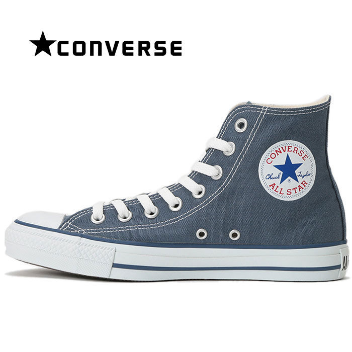 【送料無料】コンバース CONVERSE オールスター HI スニーカー レディース ウィメンズ メンズ キャンバス シューズ 定番 靴 くつ クツ ハイカット 男性 女性 紺 青 ネイビー ALL STAR HI NAVY cons