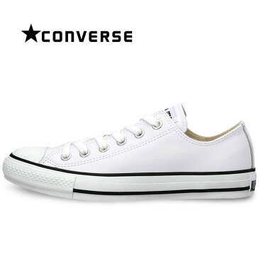 コンバース CONVERSE レザー オールスター OX スニーカー メンズ レディース ウィメンズ シューズ ローカット 定番 靴 くつ クツ 白 ホワイト 男性 女性 LEATHER ALL STAR OX WHITE cons