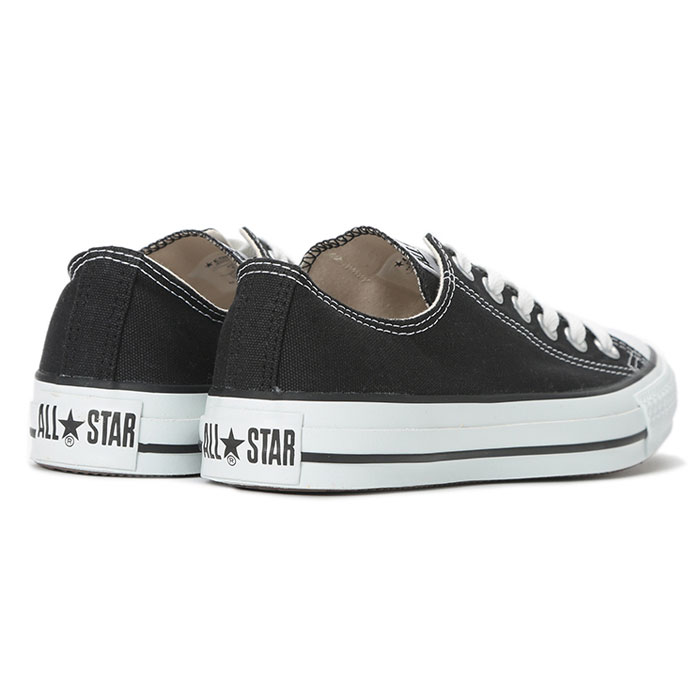 コンバース CONVERSE オールスター OX スニーカー レディース ウィメンズ メンズ キャンバス シューズ 定番 靴 くつ クツ ローカット 男性 女性 黒 ブラック ALL STAR OX BLACK cons