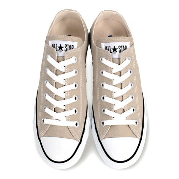 コンバース ベージュ レディース スニーカー オールスター カラーズ OX メンズ キャンバス チャックテイラー CONVERSE CANVAS ALL STAR COLORS OX BEIGE CHUCK TAYLOR 1CL129C 32860669 あす楽 即納