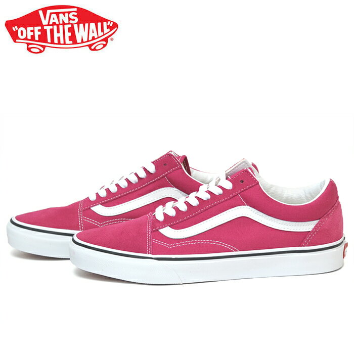 SALE バンズ オールドスクール スニーカー メンズ レディース ローカット スケートシューズ ピンク VANS OLD SKOOL COLOR THEORY CHERRIES JUBILEE VN0005UFC9L 靴 くつ クツ