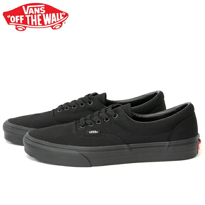 VANS ERA バンズ エラ スニーカー メンズ レディース ローカット スケートシューズ 定番 ブラック BLACK/BLACK VN000QFKBKA 靴 くつ クツ