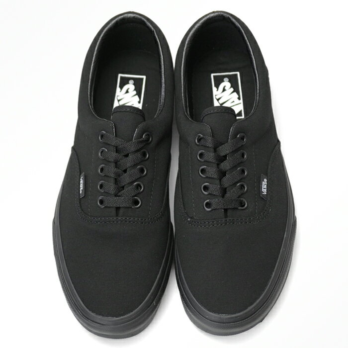 VANS ERA バンズ エラ スニーカー メンズ レディース ローカット スケートシューズ 定番 ブラック BLACK/BLACK VN000QFKBKA 靴 くつ クツ