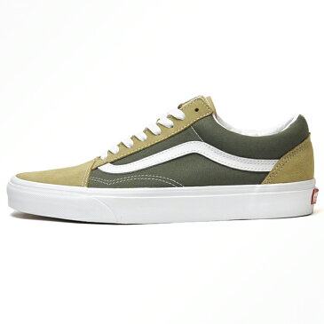 送料無料 バンズ オールドスクール スニーカー メンズ レディース ローカット スケートシューズ 定番 ベージュ カーキ VANS OLD SKOOL (CLASSIC SPORT) CORNSTALK/GRAPE LEAF VN0A3WKT4PF 靴 くつ クツ