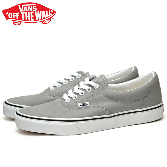 送料無料 バンズ エラ スニーカー メンズ レディース ローカット スケートシューズ 定番 灰色 グレー VANS ERA DRIZZLE/TRUE WHITE VN0A4U39IYP 靴 くつ クツ