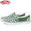 ̵ Х åݥ ˡ  ǥ Х å åܡ ꡼ ȥ塼    VANS CLASSIC SLIP-ON COLOR THEORY CHECKERBOARD GREENER PASTURES VN0A7Q5D6QU