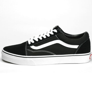 バンズ オールドスクール スニーカー メンズ レディース ローカット スケートシューズ 定番 黒白 ブラック VANS OLD SKOOL BLACK 靴 くつ クツ