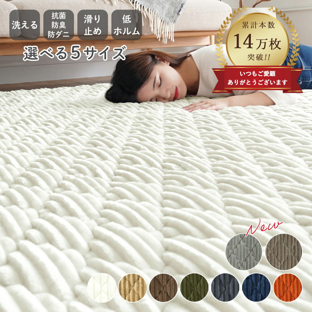 【20時〜★先着1名半額クーポン！】【最大20％OFF】 販売累計14万枚 ラグ 洗える シエロ ラグマット キ..