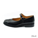 【OPENING SALE/20%OFF】APOM メリージェーンブローグシューズ 30 本革 春夏用 レディース 全3色 22.5cm-26.0cm 300