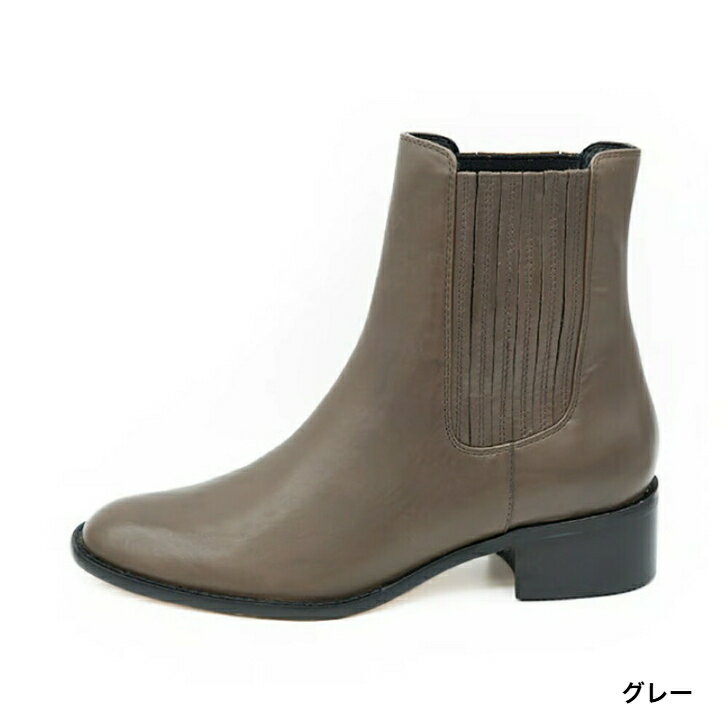 【BLACK FRIDAY SALE 20%OFF】-イタリアンカーフ使用-　APOM チェルシーブーツ40　レザーブーツ 春秋冬..