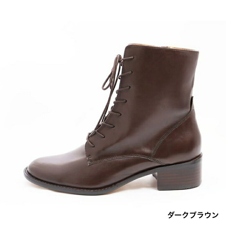 【BLACK FRIDAY SALE 20%OFF】-イタリアンカーフ使用- APOM レースアップアンクルブーツ 40 レザーブー..