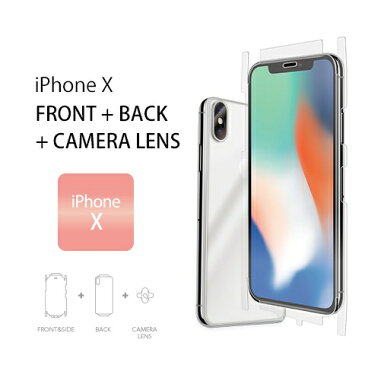 ラプソル Wrapsol X プレミアムモデル 前面 側面 背面 カメラレンズ衝撃吸収保護フィルム iPhone XS/X