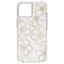 CaseMate Floral Gems 抗菌・3.0m落下耐衝撃 iPhone 14